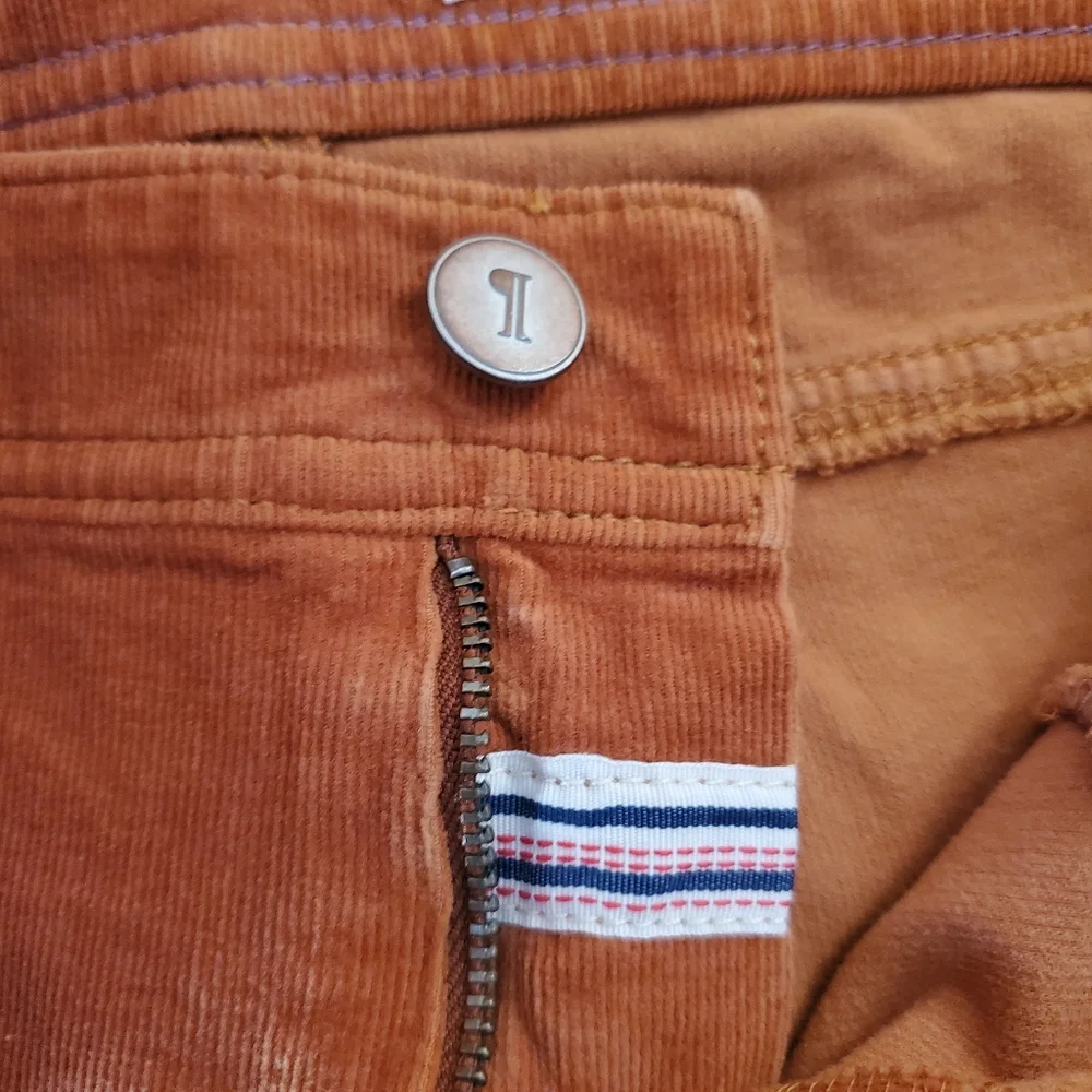 ♧ Pilcro Orange Serif Corduroy Skinny Jeans Size 25